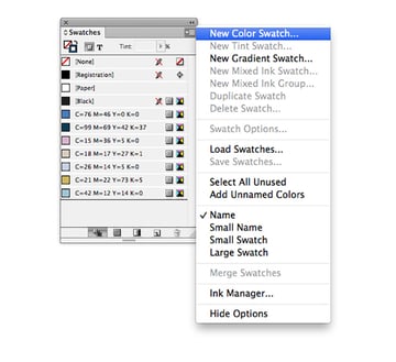 Moodboard Color Swatches InDesign Tutorial new mood board color swatches