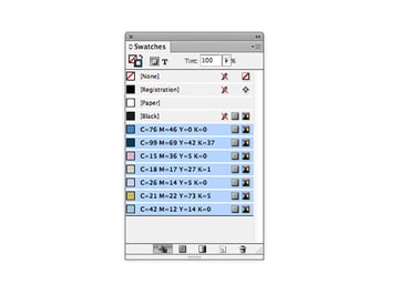 Moodboard Color Swatches InDesign Tutorial moodboard color swatches panel