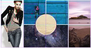 How to Make a Mood Board on InDesign Tutorial paper texture