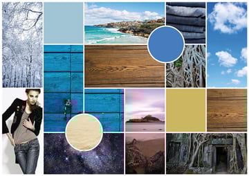 How to Make a Mood Board on InDesign Tutorial board preview