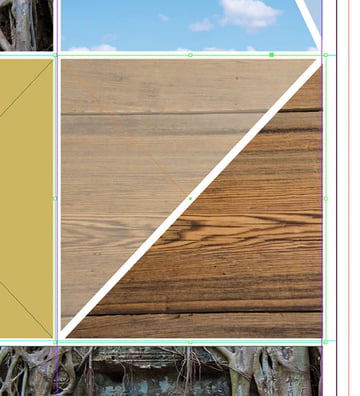 How to Make a Mood Board on InDesign Tutorial white line