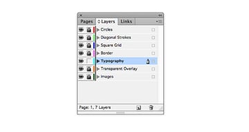 How to Make a Mood Board on InDesign Tutorial layers panel
