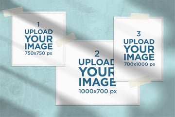 Photo Grid Collage Maker PNG Template Online