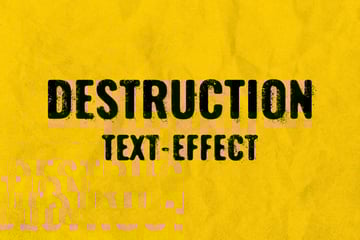 Smudged Ink Text Effect