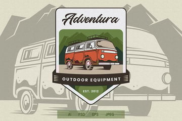 Adventure Emblem Template