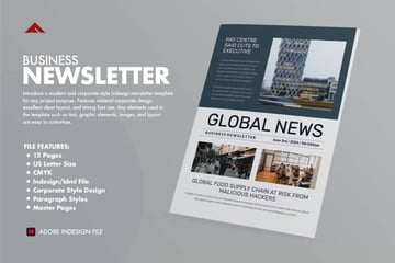 Business Newsletter Layout