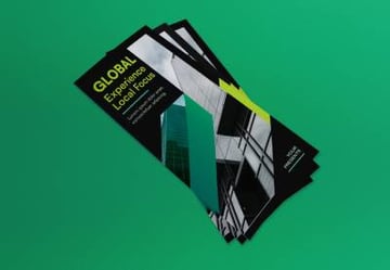 Green Modern Business Trifold Brochure