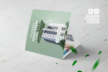 Real Estate Square Trifold Brochure