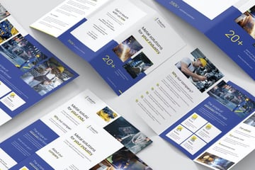 Industry Trifold Brochure Templates