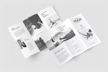 Yoga Trifold Brochure