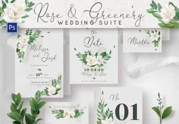 Rose Wedding Program