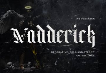 Vadderick Medieval Font