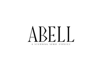 Abell Tall Thin Font
