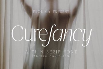 Curefancy Elegant Thin Serif Font