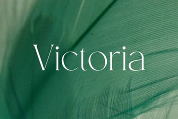 Victoria Modern Thin Serif Fashion Font