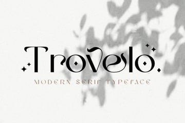 Trovelo Serif Thin Font
