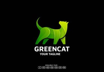 Cat Logo Template