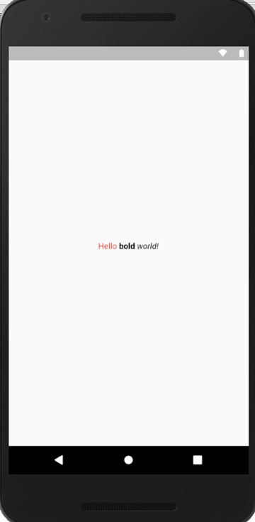 Flutter RichText Widget