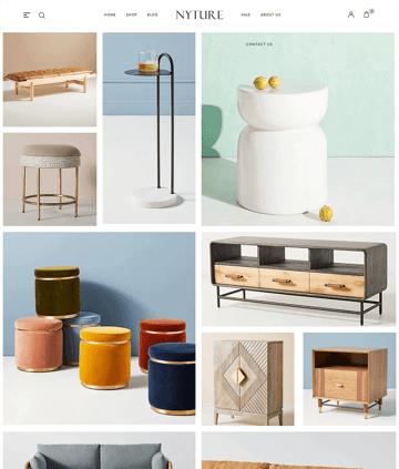 Nyture - Plantilla WooCommerce compatible con el plugin Elementor