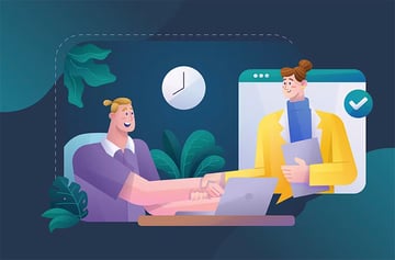 Freelancer Working On a Project with Client