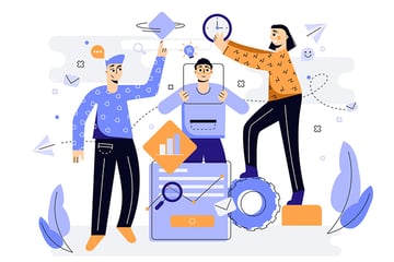 Team Work Illustration