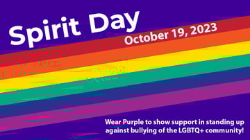 University of Michigan Purple Spirit Day Flyer
