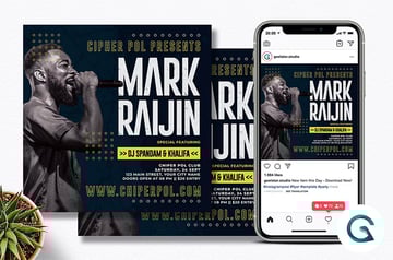 Guest Artist Party Flyer