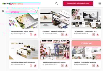Wedding PowerPoint Templates on Envato Elements