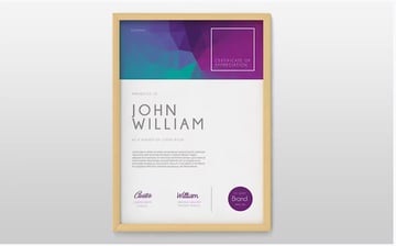 Modern Certificate 02