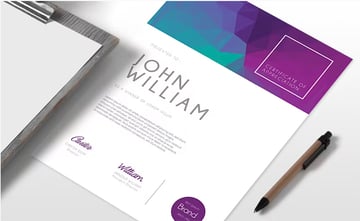 Modern Certificate 04