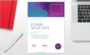 Modern Certificate 05