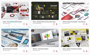 Abstract PowerPoint Templates on Envato Elements