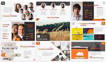 Belvish - Abstract  Modern Powerpoint Template