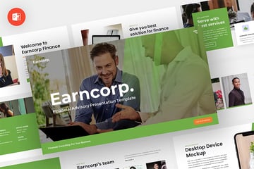 Earncorp - Financial Powerpoint Template