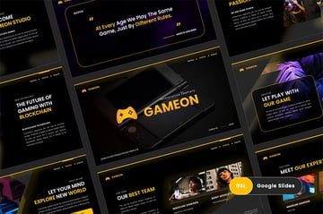 Google Slides Jeopardy Template, a premium template on Envato Elements