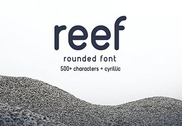 Reef - Round Font