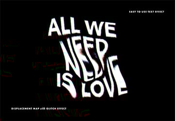 Photocopier Glitch Text Effect