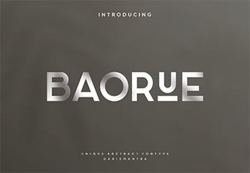 Baorue font