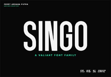 Singo | Sans Display Font