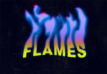 Toxic Flames Text Effect