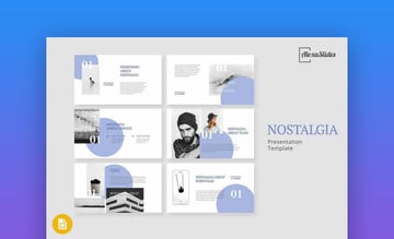 Cover Nostalgia Google Slides Template