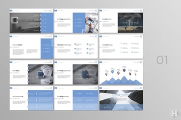 01 Contact Elements Motivational Slide Template