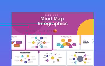 Business Mind Map PowerPoint Infographics