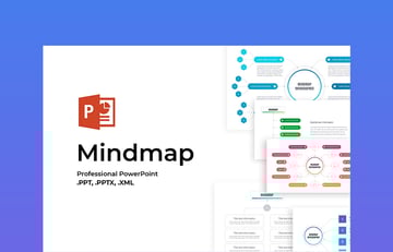 Cover Mindmap PowerPoint Template