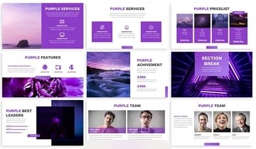 01 Purple Business Google Slide Template