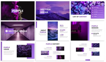 03 Purple Business Google Slide Template