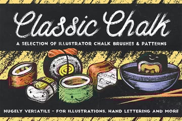 Classic Chalk Brushes & Patterns