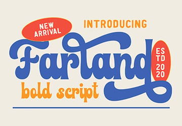 Farland Script Font