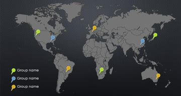 Free PPT Infographic with Maps