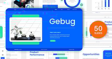 Slides with Infographics for Creative Agency